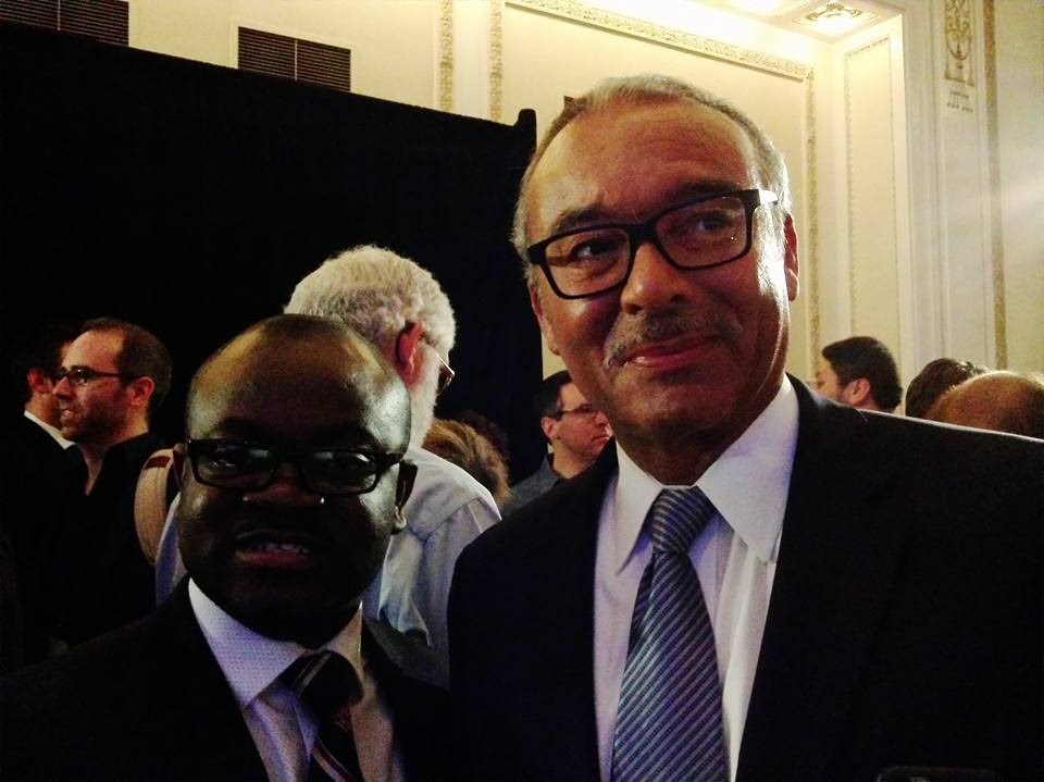 Afri-Net President and Founder with former Mayor of Columbus, Mayor Michael Coleman.